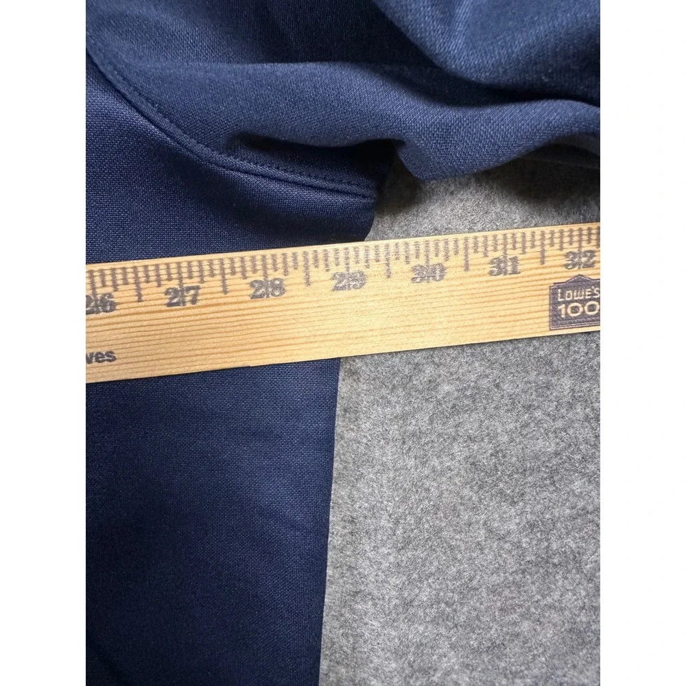 Nike Dri-FIT Hoodie Pullover Sweatshirt XXL 2XL Big Swoosh Navy Blue‎ Athletic